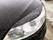 Реснички на фары для Peugeot 407 2004-2010