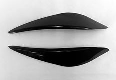 Реснички на фары для Toyota Platz 2002-2005 (рестайлинг)