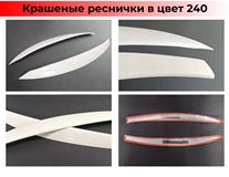 Накладки на фары (реснички) для Lada (ВАЗ) Granta FL 2018-