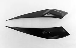 Накладки на передние фары (реснички) для Nissan Tiida (хэтчбек) 2004-2014