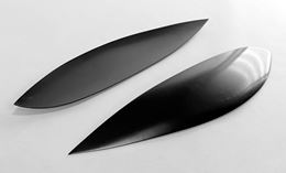 Накладки на передние фары (реснички) для Kia Rio 2 2005-2011