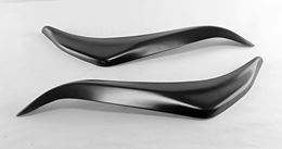 Накладки на передние фары (реснички) Toyota LC Prado 150 2009-2013