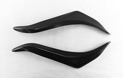 Накладки на передние фары (реснички) Toyota LC Prado 150 2009-2013