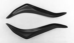 Накладки на передние фары (реснички) Toyota LC Prado 150 2009-2013