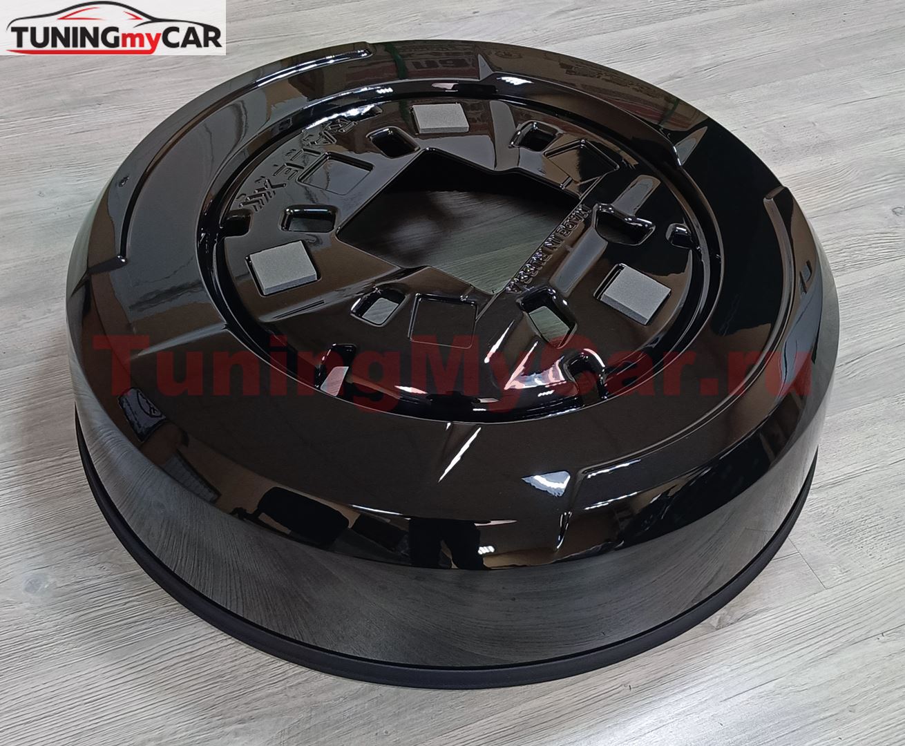 Пластиковый колпак (чехол) запасного колеса для Tank 300 (черный глянец)