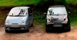 Накладки на передние фары (реснички) Daewoo Matiz 2000-2015