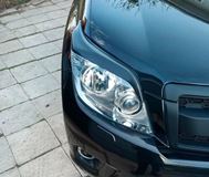 Накладки на передние фары (реснички) Toyota LC Prado 150 2009-2013