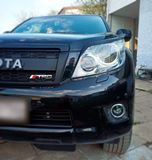 Накладки на передние фары (реснички) Toyota LC Prado 150 2009-2013