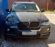 Накладки на фары (реснички) широкие для BMW X5 E70 (БМВ Х5 Е70) 2007 - 2013