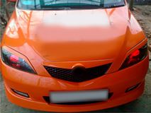 Реснички на фары для Mazda 2 2002-2007, Mazda Demio 2002-2005