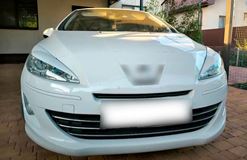 Накладки на фары (реснички) для Peugeot 408 2012-2022