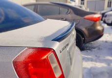 Лип-спойлер (Узкий) для Chevrolet Lachetti седан 2004-2013