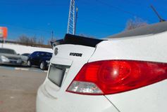 Лип-спойлер для Hyundai Solaris 2010-2014 M4-Style