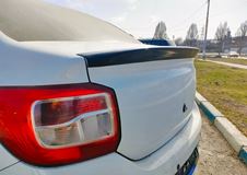 Лип-спойлер для  Renault Logan II 2014-2018