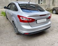 Лип-спойлер для Ford Focus 3 седан 2010-2015 M4-Style