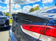 Лип-спойлер для Hyundai Sonata VII Рестайлинг 2017-2020 M4-Style