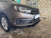Сплиттер переднего бампера Lada Granta FL 2018-