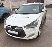 Накладки на фары (реснички) для Hyundai Veloster 2011-2016