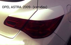 Реснички на фары для Opel Astra J 2009-2015 хэтч задние
