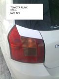 Накладки на задние фонари (Реснички) для Toyota Allex NZE121 2001-2006