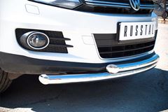 Защита переднего бампера D63/63 (дуга) для Volkswagen Tiguan Sport & Style (Trend & Fun) 2011-