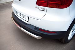 Защита заднего бампера D63 (дуга) для Volkswagen Tiguan Track & Field (Track & Style) 2011-