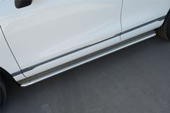 Пороги труба D42 с листом (вариант 2) для Volkswagen Touareg 2014-2018