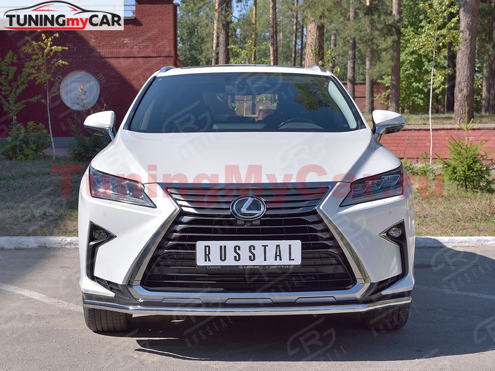 Защита переднего бампера D42 секция для Lexus RX200t 2015-