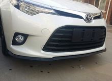 Губа переднего бампера