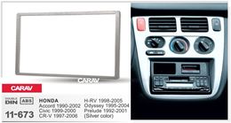 Переходная рамка для установки автомагнитолы CARAV 11-673: 2 DIN / 173 x 98 mm / HONDA Accord 1990-2002; Civic 1999-2000; CR-V 1997-2006; H-RV 1998-2005; Odyssey 1995-2004; Prelude 1992-2001