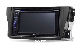 Переходная рамка для установки автомагнитолы CARAV 11-163: 2 DIN / 173 x 98 mm / TOYOTA Caldina (T240) 2002-2007