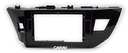 Переходная рамка для установки автомагнитолы CARAV 22-013: 10.1" / 250:241 x 146 mm / TOYOTA Corolla 2013-2016