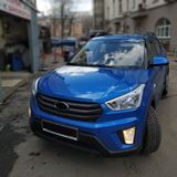 Рейлинги (Черный муар) Hyundai CRETA с 2016