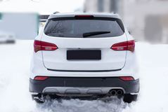 Накладка на задний бампер Hyundai Santa Fe III 2013-2015