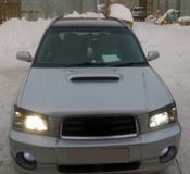 Реснички на фары для Subaru Forester SG5 ДОРЕСТАЙЛИНГ 02.2002 - 08.2005