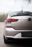 Лип спойлер (BLACKOUT EDITION) для VW Polo liftback 2020 -