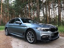 Накладки под пороги (Лезвия) для  BMW 5-series (G30)