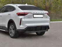 Защита заднего бампера d63 дуга black для Haval F7X 4WD 2022- 