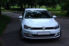 Накладки на фары (реснички) для Volkswagen Golf 2012-2019