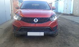 Накладки на фары (реснички) для SsangYong Actyon 2013-2021