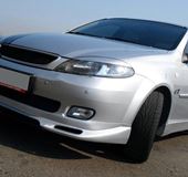 Накладки на фары (реснички) для Chevrolet Lacetti 2004-2013 (хетчбек)