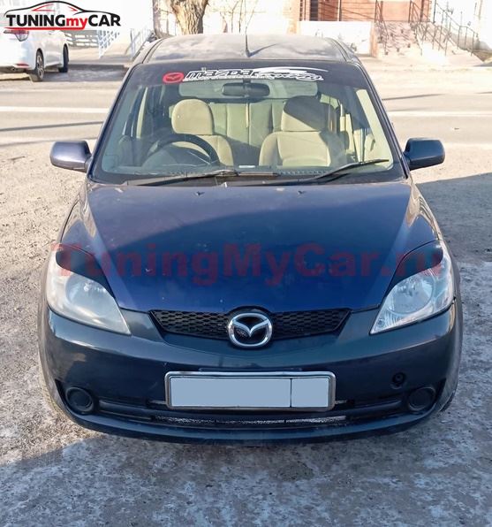 Реснички на фары для Mazda Demio DY3W 2005-2007