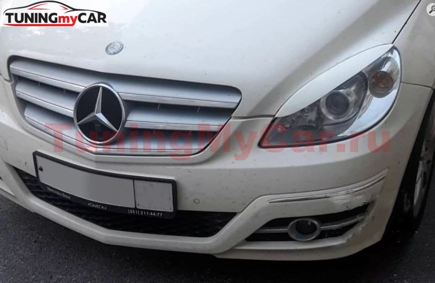 Накладки на фары (реснички) для Mercedes-Benz B-Class 245 2005-2009