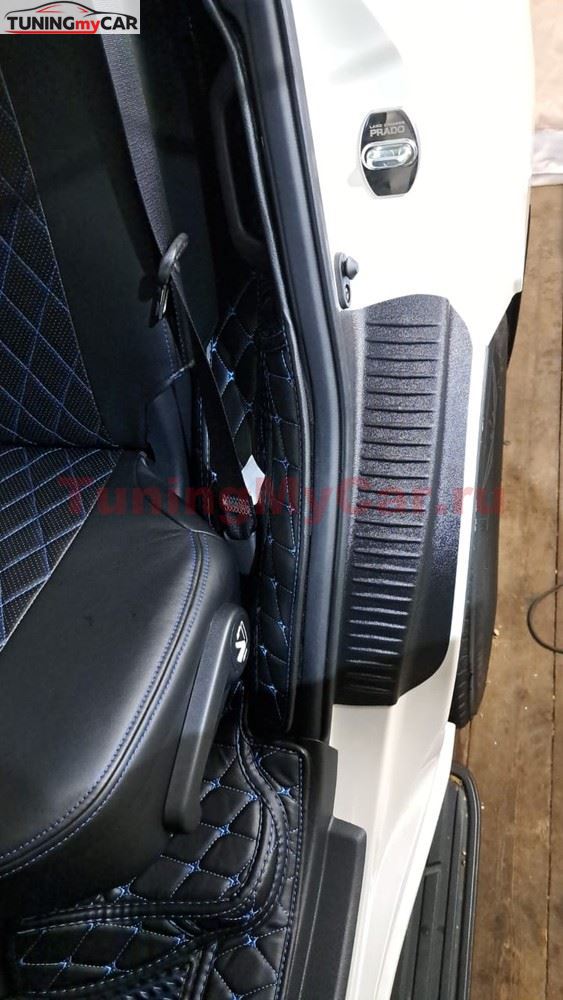 Накладки на внутренние части задних арок БЕЗ СКОТЧА Toyota LC Prado 150 2013-2017