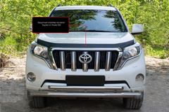 Спойлер на капот ШАГРЕНЬ без скотча для Toyota LC Prado 150 2013-2017