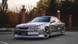 Накладки на фары (реснички) для Nissan Skyline R34 1998-2001