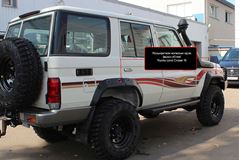 Расширители колесных арок (вынос 65 мм) для Toyota Land Cruiser 76 2007-