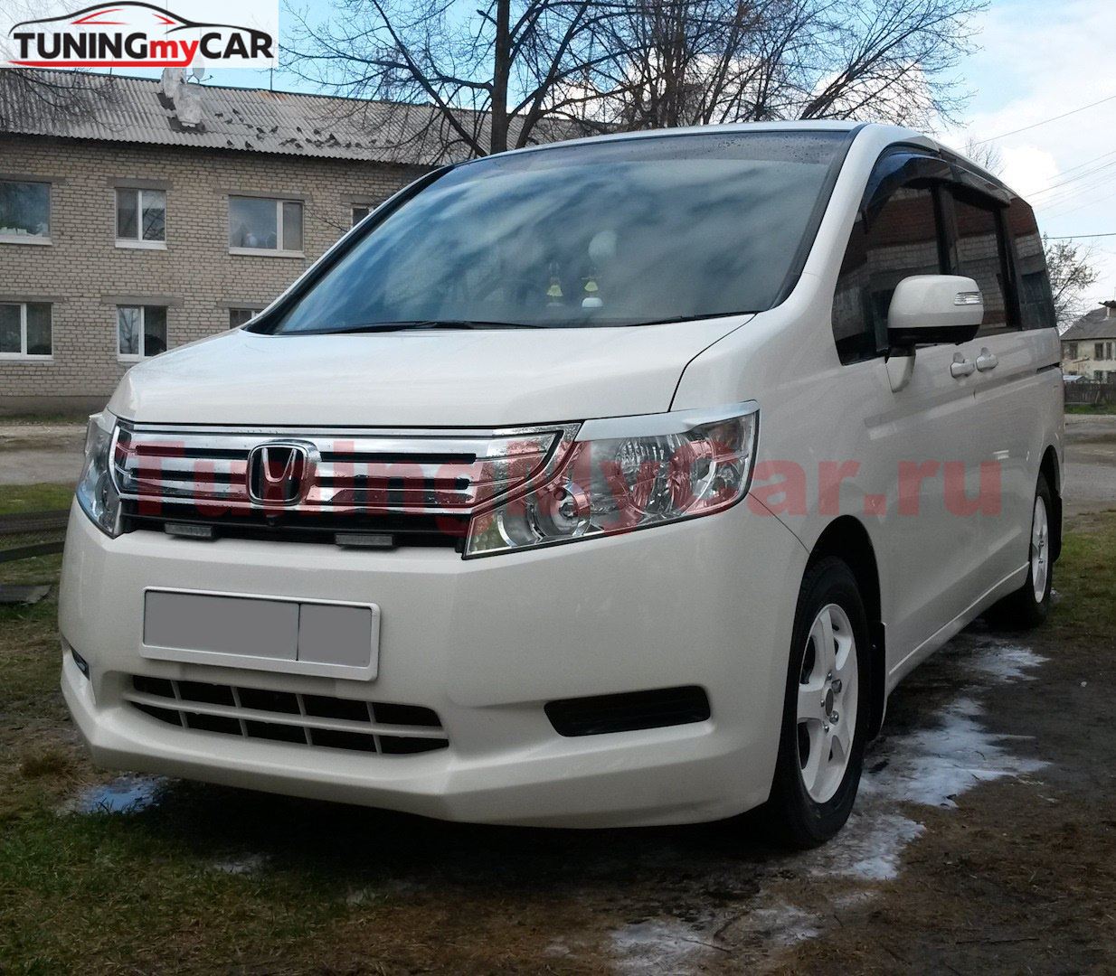 Реснички на фары HONDA STEPWGN 2009-2015г 