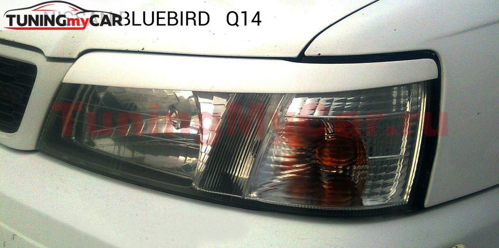 Реснички на фары для Nissan Bluebird U14