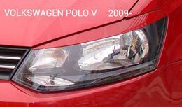 Реснички на фары для Volkswagen Polo V 2009-2020